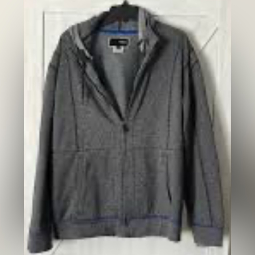 Hurley 2 Men’s Full Zip Fleece Jacket Hoodie S Gray Versatile Casual